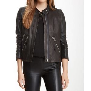 Rebecca Taylor Textured Leather Jacket